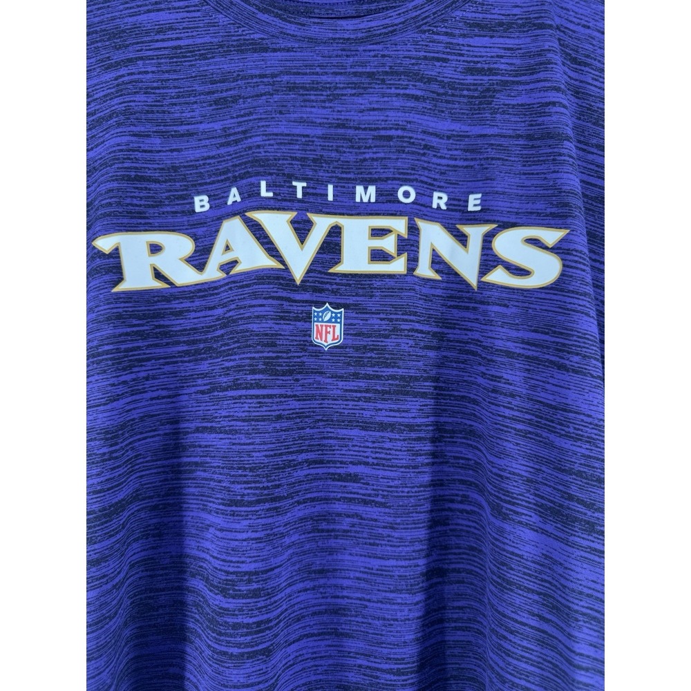 Men's Nike Purple Baltimore Ravens Velocity Performance T-Shirt Size Medium - Picture 2 of 5